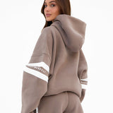 Lily Oversized Hoodie - Light Brown