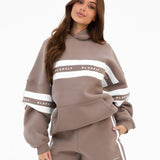 Lily Oversized Hoodie - Light Brown