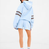 Lily Oversized Hoodie - Powder Blue