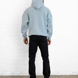 Outline Heritage Relaxed Hoodie - Mineral Blue