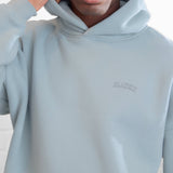 Outline Heritage Relaxed Hoodie - Mineral Blue