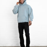 Outline Heritage Relaxed Hoodie - Mineral Blue