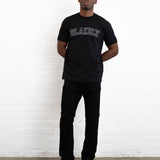 Outline Varsity Relaxed T-Shirt - Black