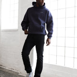 Outline Heritage Relaxed Hoodie - True Navy