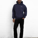 Outline Heritage Relaxed Hoodie - True Navy