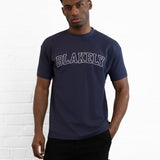 Outline Varsity Relaxed T-Shirt - True Navy