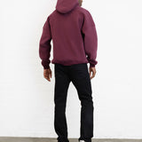 Outline Heritage Relaxed Hoodie - Old Burgundy