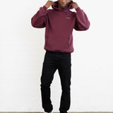 Outline Heritage Relaxed Hoodie - Old Burgundy