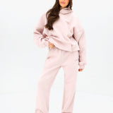 Outline Heritage Oversized Hoodie - Ballet Pink