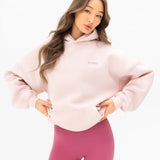 Outline Heritage Oversized Hoodie - Ballet Pink