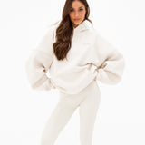 Outline Heritage Oversized Hoodie - Chalk
