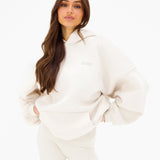 Outline Heritage Oversized Hoodie - Chalk