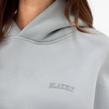 Outline Heritage Oversized Hoodie - Mineral Blue