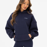 Outline Heritage Oversized Hoodie - True Navy