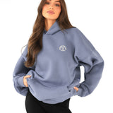 Briston Oversized Hoodie - Steel Blue