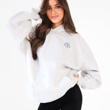 Briston Oversized Hoodie - Marl White