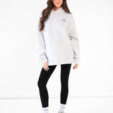 Briston Oversized Hoodie - Marl White