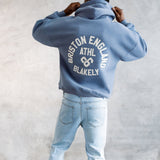 Briston Relaxed Hoodie - Steel Blue