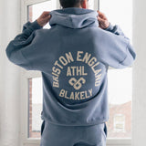 Briston Relaxed Hoodie - Steel Blue