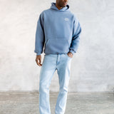 Briston Relaxed Hoodie - Steel Blue