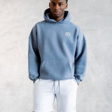 Briston Relaxed Hoodie - Steel Blue