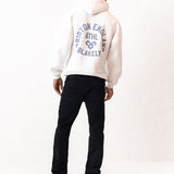 Briston Relaxed Hoodie - Marl White