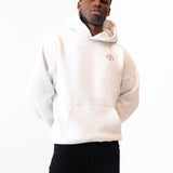 Briston Relaxed Hoodie - Marl White