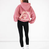 Briston Oversized Hoodie - Warm Rose
