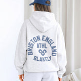 Briston Oversized Hoodie - Marl White