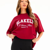 Melrose Ultra Oversized T-Shirt - Cherry Red