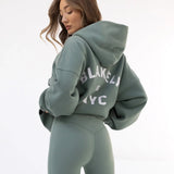 NYC Oversized Hoodie - Sage Green
