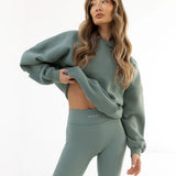 NYC Oversized Hoodie - Sage Green