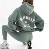 NYC Oversized Hoodie - Sage Green