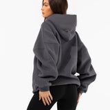 Addie Oversized Hoodie - Charcoal