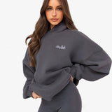 Addie Oversized Hoodie - Charcoal