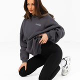 Addie Oversized Hoodie - Charcoal
