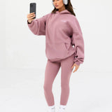 Addie Oversized Hoodie - Dusty Pink