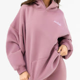Addie Oversized Hoodie - Dusty Pink