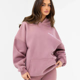 Addie Oversized Hoodie - Dusty Pink