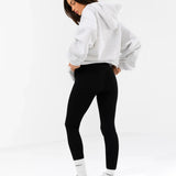 Addie Oversized Hoodie - Marl White