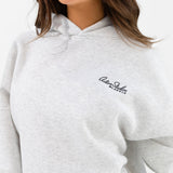 Addie Oversized Hoodie & Ultimate Active Leggings Set - Marl White & Safari Green