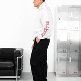 Miles Relaxed Hoodie - Marl White