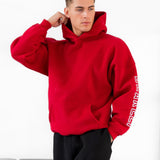 Miles Relaxed Hoodie - Red