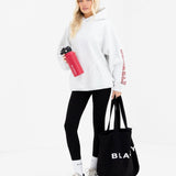 Alexis Oversized Hoodie - Marl White