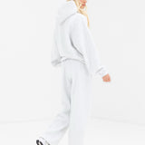 Alexis Oversized Hoodie - Marl White