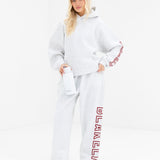 Alexis Oversized Hoodie - Marl White