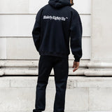 Luke Relaxed Hoodie - Black
