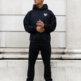 Luke Relaxed Hoodie - Black