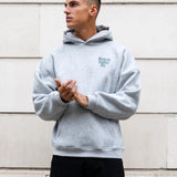 Luke Relaxed Hoodie - Marl Grey