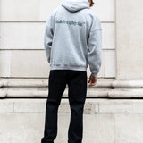 Luke Relaxed Hoodie - Marl Grey